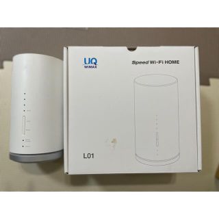 ファーウェイ(HUAWEI)のSpeed Wi-Fi HOME L01s white UQ版 HWS32SWU(PC周辺機器)