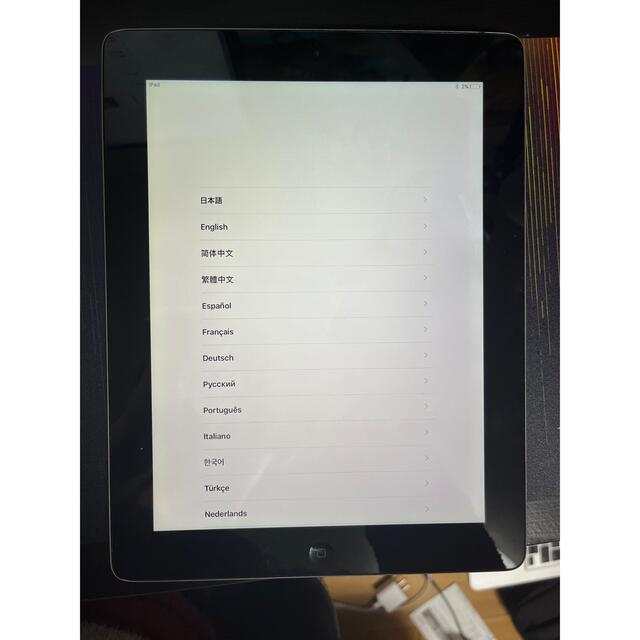iPad(アイパッド)の美品　iPad4 16GB  WIFI モデル　アイパッド　第4世代 スマホ/家電/カメラのPC/タブレット(タブレット)の商品写真
