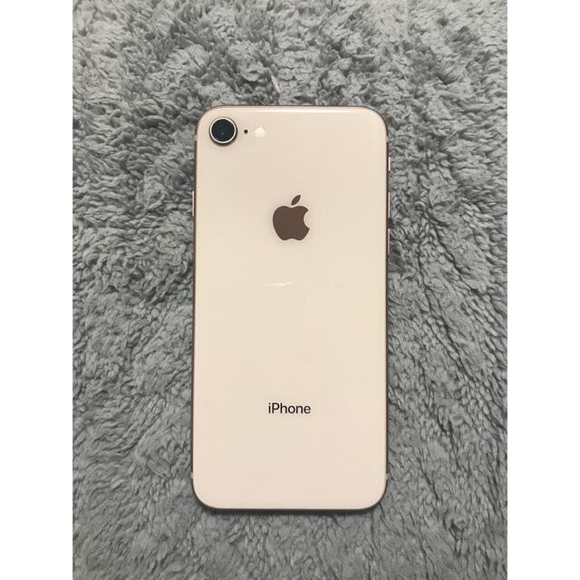 iPhone8  ホワイト  SIMフリー  バッテリー残量78%