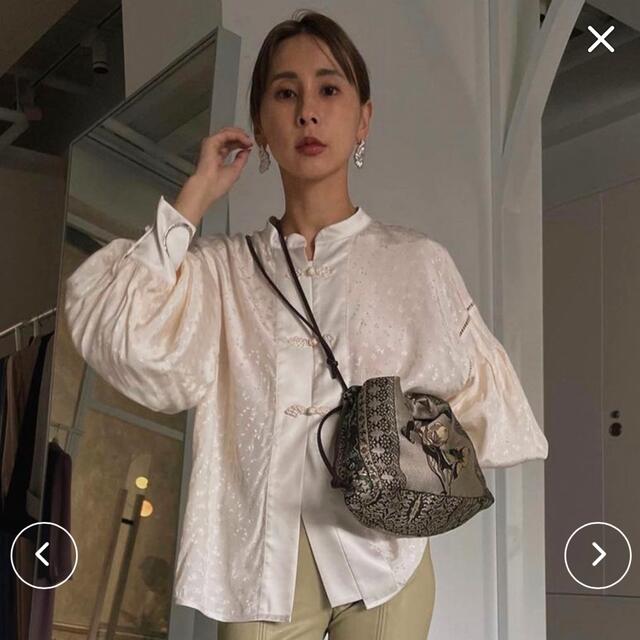 レディースAmeri VINTAGE  LADY PUFF CHINA SHIRT