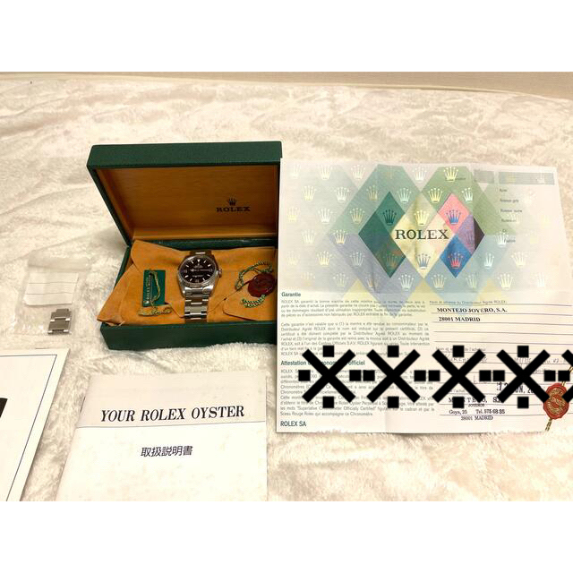 ROLEX(ロレックス)の美品★114270エクスプローラー1 Y番★保証書付属品有り214270 メンズの時計(腕時計(アナログ))の商品写真
