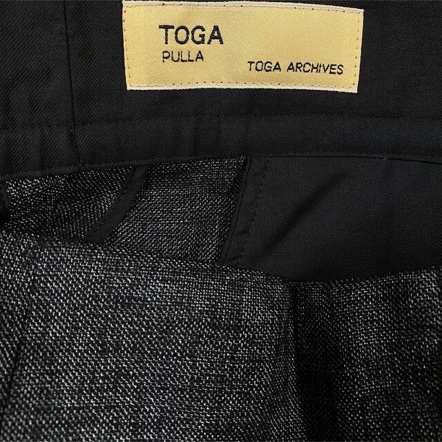 TOGA(トーガ)のTOGAトーガハイウエストスラックスタックテーパードパンツウール レディースのパンツ(カジュアルパンツ)の商品写真