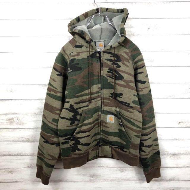 carhartt wip パーカー　カモ　迷彩　Mサイズ