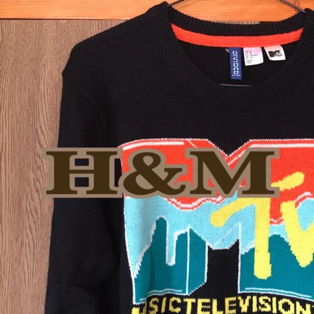 H&M × MTV コラボ　ニットセーター
