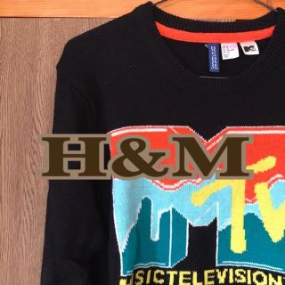 エイチアンドエム(H&M)のH&M × MTV コラボ　ニットセーター(ニット/セーター)