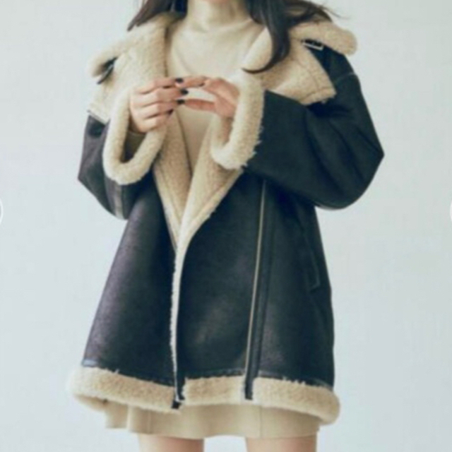 ジャンパー/ブルゾン JILLSTUART フェイクムートンライダース/ケイト ...