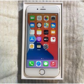 アイフォーン(iPhone)の値下げ☆iPhone 6s 64GB ゴールド　バッテリー100% SIMフリー(スマートフォン本体)