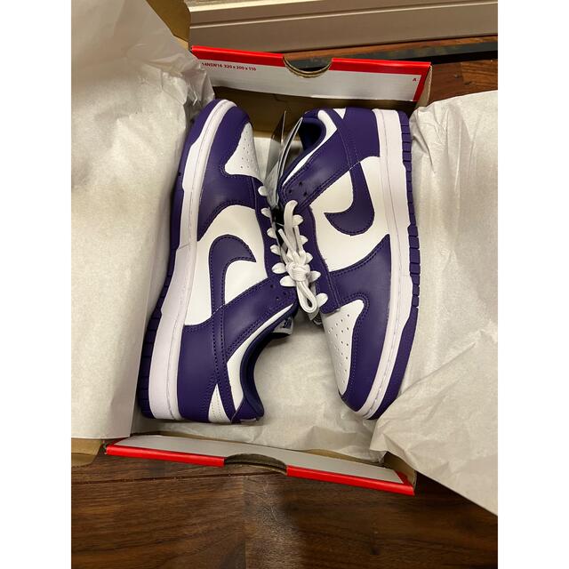 NIKE DUNK LOW COURT PURPLE ナイキ ダンク パープル265cm状態