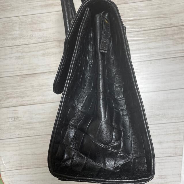 ≪超目玉☆12月≫ マダムヒロコ クロコダイル ハンドバッグ