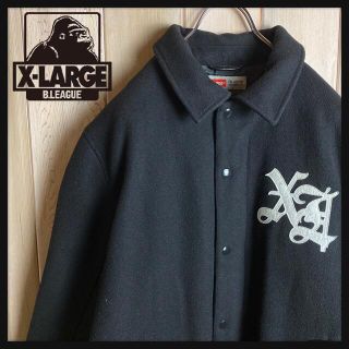 XLARGE - 【人気Lサイズ】エクストララージ☆両面ロゴ入りウール XLARGE - 【人気Lサイズ】エクストララージ☆両面ロゴ入りウール