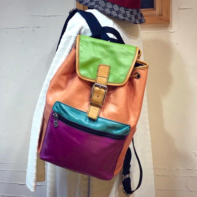 激レア VINTAGE OLD CELINE クレイジーパターン リュックサック