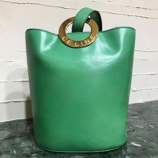 激レア 良品 VINTAGE OLD CELINE ショルダーバッグ 千鳥格子柄