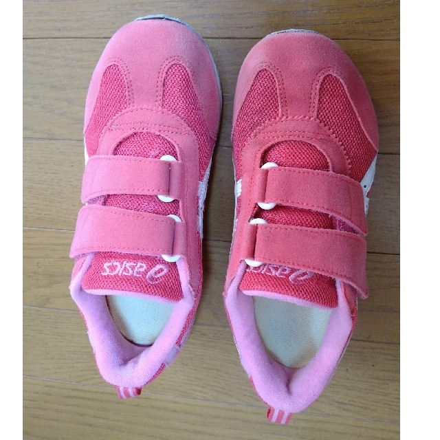 asics(アシックス)のASICSスクスク　20.5cm　ピンク / ホワイト キッズ/ベビー/マタニティのキッズ靴/シューズ(15cm~)(スニーカー)の商品写真