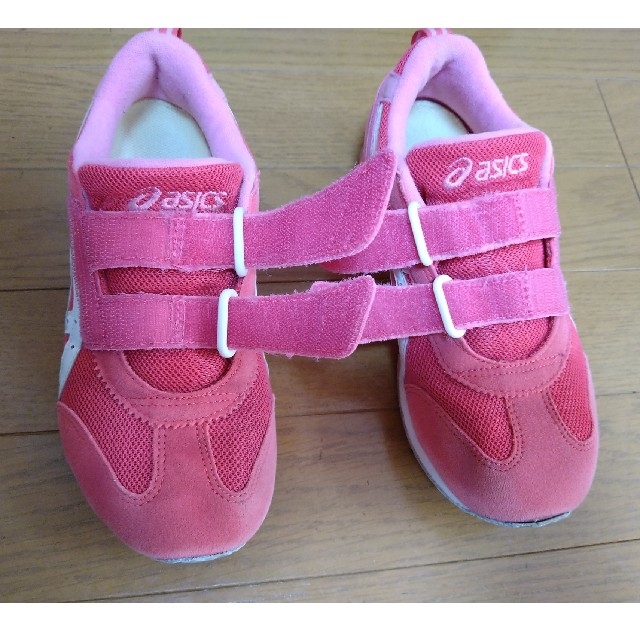 asics(アシックス)のASICSスクスク　20.5cm　ピンク / ホワイト キッズ/ベビー/マタニティのキッズ靴/シューズ(15cm~)(スニーカー)の商品写真