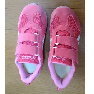 アシックス(asics)のASICSスクスク　20.5cm　ピンク / ホワイト(スニーカー)