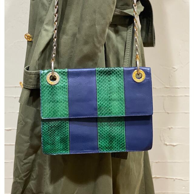 激レア 希少デザイン VINTAGE OLD CELINE ショルダーバッグ-