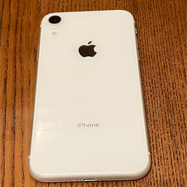 iPhone(アイフォーン)の【NN様専用】iPhone XR 64 GB ホワイト SIMフリー 美品 スマホ/家電/カメラのスマートフォン/携帯電話(スマートフォン本体)の商品写真