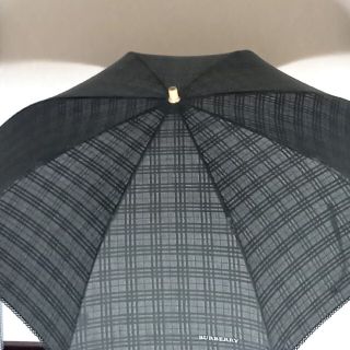 バーバリー(BURBERRY)のBURBERRY LONDON晴雨兼用傘[ブラックカラー](傘)