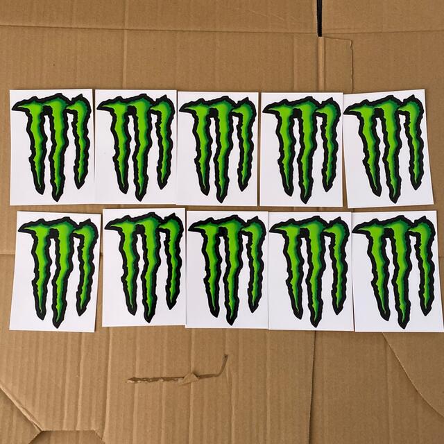 MONSTER ENERGY モンスターエナジーシール ステッカー 10枚セット 自動車/バイクのバイク(ステッカー)の商品写真