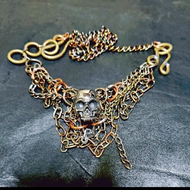 Handmade 3way necklace bracelet ハンドメイドのアクセサリー(ネックレス)の商品写真