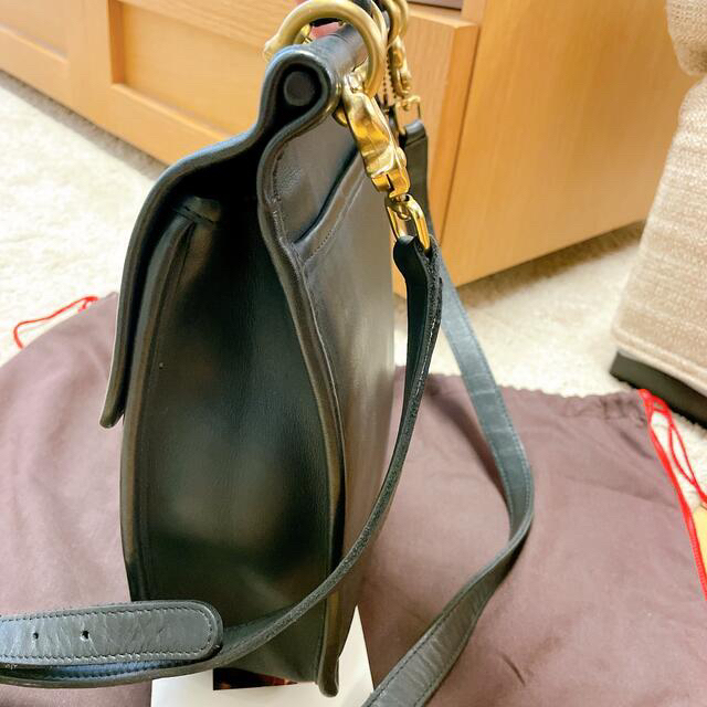 COACH - 新品同様 USA製 オールドコーチ ショルダーバッグ ブラック