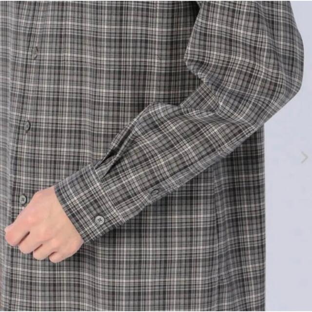 WASHABLE SUPER LIGHT WOOL CHECK SHIRTS 4