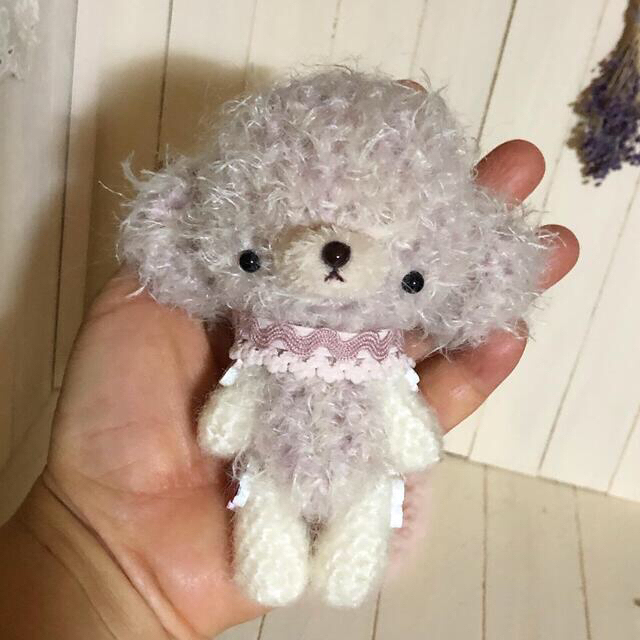 あみぐるみくまちゃん???? ハンドメイド ぬいぐるみ/人形 あみぐるみ