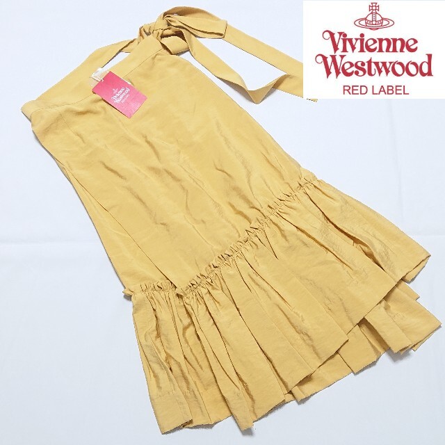 Vivienne Westwood - 【新品タグ付き】ヴィヴィアンウエストウッドレッドレーベル ロング巻きスカート