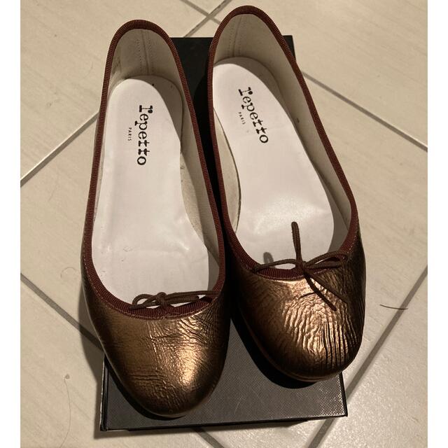 Repetto  サンドリオンバレリーナ　バレエシューズ　レザー　37.5