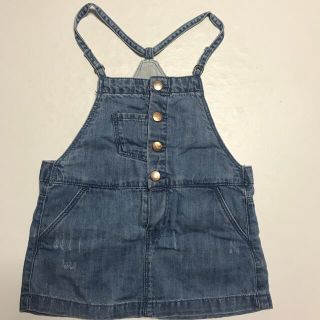 ザラキッズ(ZARA KIDS)のZARA 86センチ　デニムジャンパースカート(ワンピース)