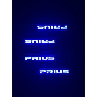 プリウス30系  Prius LEDスカッフプレート【266.1】