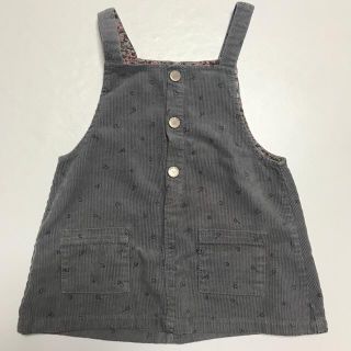 ザラキッズ(ZARA KIDS)のZARA 86センチ　コーデュロイ　ジャンパースカート(ワンピース)