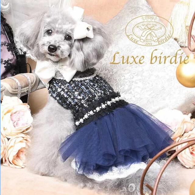 日本製国産 Luxe birdieリュクスバーディ♡ツイードココドレス♡ネイビー♡Ｍの通販 by ♡ぴよん♡'s shop｜ラクマ 新品超激安