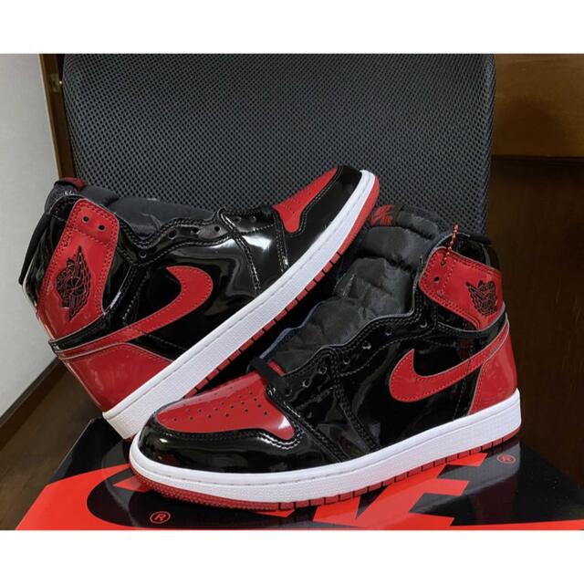 NIKE(ナイキ)のNike Air Jordan 1 High OG Patent Bred 29 メンズの靴/シューズ(スニーカー)の商品写真