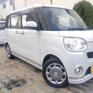 ダイハツ(ダイハツ)の車検6年1月★低走行20100km★現行ムーヴキャンバスG★ 両側電動 ナビ付(車体)