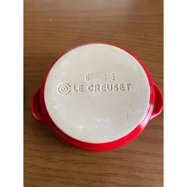 LE CREUSET(ルクルーゼ)のル・クルーゼ　ミニ・ココット　レッド インテリア/住まい/日用品のキッチン/食器(食器)の商品写真