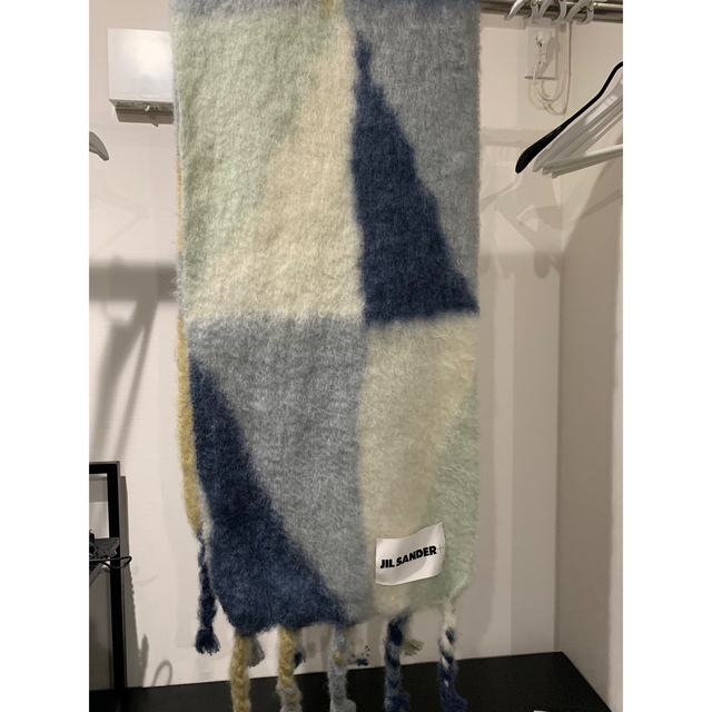 jilsander カラーブロック ニットスカーフ-eastgate.mk