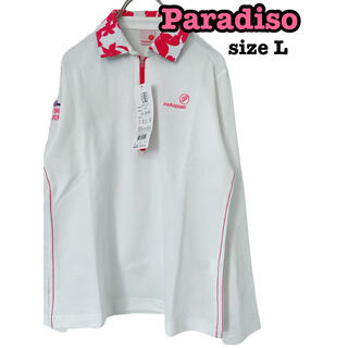パラディーゾ(Paradiso)の新品未使用！Paradiso パラディーゾ　長袖　シャツ　ポロシャツ　L(ウエア)