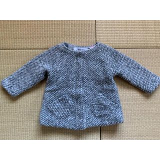 ザラキッズ(ZARA KIDS)の【ZARA babyGirl's】ノーカラーコート アウター 80(ジャケット/コート)