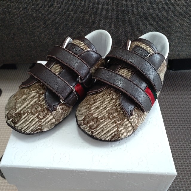 Gucci(グッチ)のベビーシューズ　12.5cm(もぐもぐ様専用) キッズ/ベビー/マタニティのベビー靴/シューズ(~14cm)(スニーカー)の商品写真