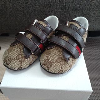 グッチ(Gucci)のベビーシューズ　12.5cm(もぐもぐ様専用)(スニーカー)