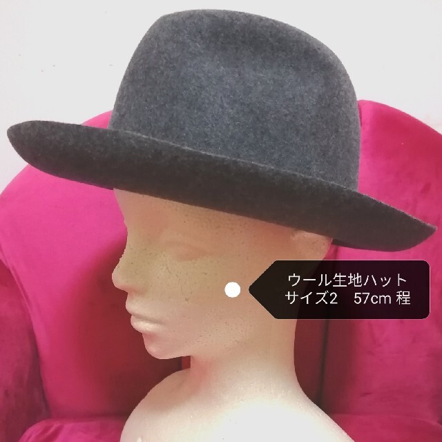 ハット未使用　KIJIMA  TAKAYUKI  ハット　Unisex　ダークグレー