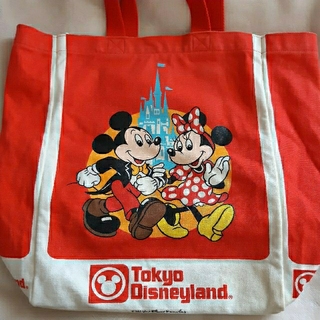 Disney - TDL　東京ディズニーランド　25周年　ミッキー　ミニー　復刻　トートバッグ