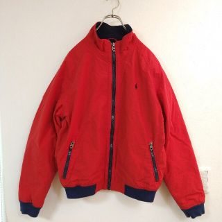 ポロラルフローレン(POLO RALPH LAUREN)の◎良品　RALPH LAUREN　コットンナイロンブルゾン　裏地フリースサイズＭ(ブルゾン)