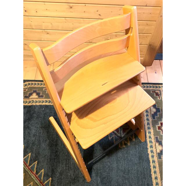 Stokke(ストッケ)の【上美品・使用僅少・おまけ付・絶版色】（328）ストッケ トリップトラップ   キッズ/ベビー/マタニティの寝具/家具(その他)の商品写真