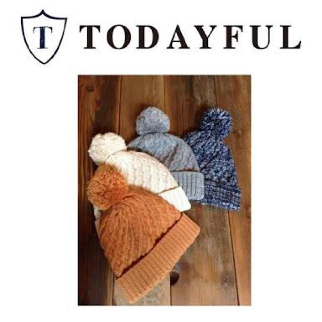 TODAYFUL(トゥデイフル)のTODAYFUL ニット帽 グレー レディースの帽子(ニット帽/ビーニー)の商品写真