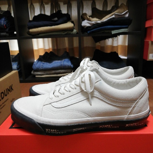 WTAPS×VANS OG OLD SKOOL LX WHITE 29靴/シューズ