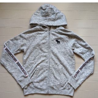 アバクロンビーアンドフィッチ(Abercrombie&Fitch)のアバクロ キッズ★ジップアップ パーカー 13/14 グレー★美品(ジャケット/上着)