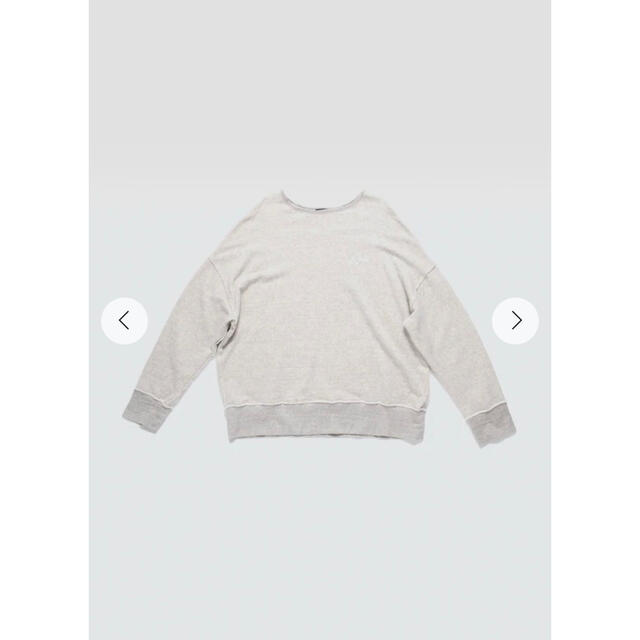 OVERSIZED SWEATSHIRT GREY登坂広臣