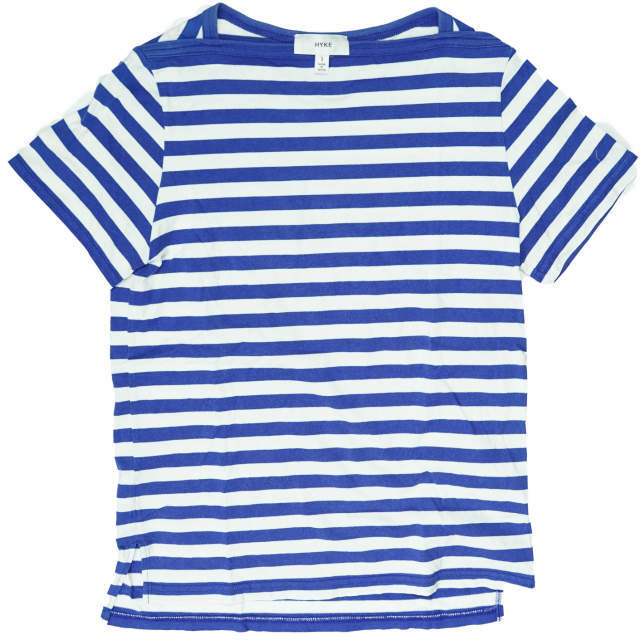 HYKE(ハイク)のHYKE ハイク ボートネックボーダーカットソー Tシャツ レディース レディースのトップス(カットソー(半袖/袖なし))の商品写真